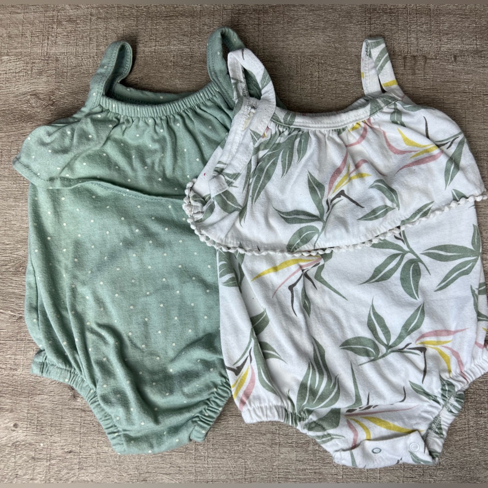 Baby Girl Tank-Top Onesies 3-6 Months | Jessica Simpson